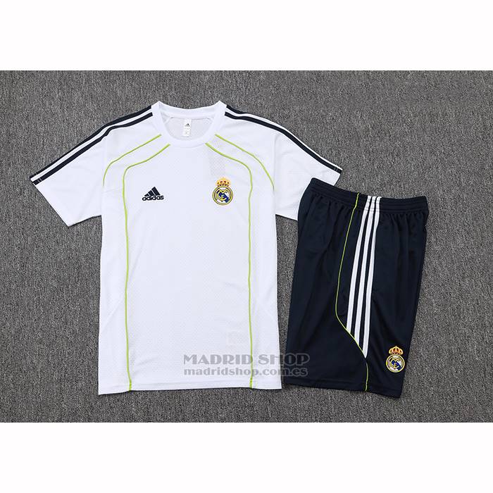 Chandal del Real Madrid Manga Corta 2025-2026 Blanco - Pantalon Corto